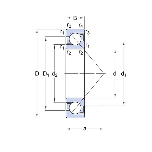 Подшипник 7318 BEGAM SKF Подшипник 7318 BEGAM SKF