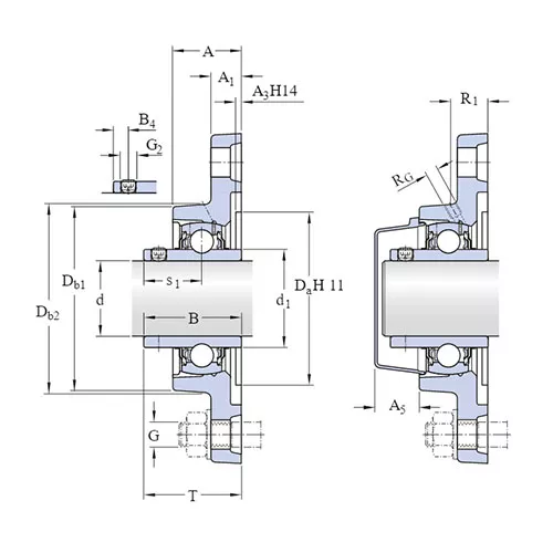Подшипниковый узел FYTB 17 FM SKF Подшипниковый узел FYTB 17 FM SKF