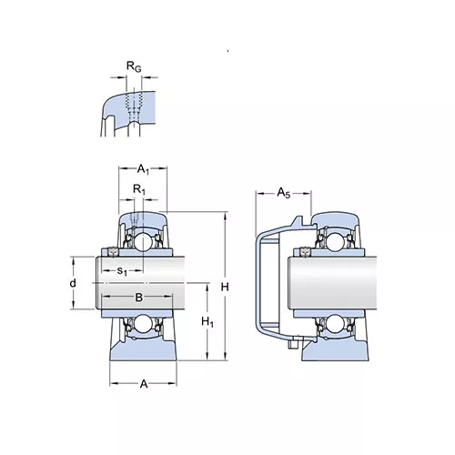 Подшипниковый узел SYFWR 40 YTHR SKF Подшипниковый узел SYFWR 40 YTHR SKF