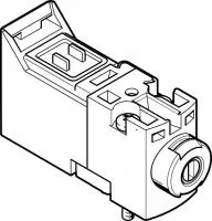 8025224 Распределитель с электроуправлением MHA1-M4R-3/2G-0,6-P3 FESTO