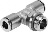 578400 Тройник с цанговым зажимом и резьбой NPQH-T-G38-Q10-P10 FESTO 578400 Тройник с цанговым зажимом и резьбой NPQH-T-G38-Q10-P10 FESTO