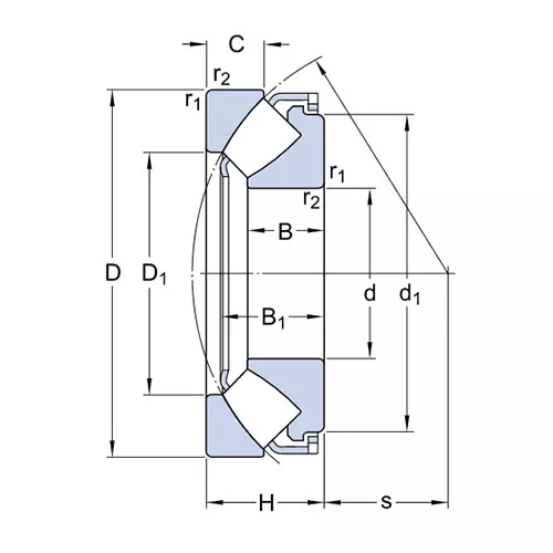 Подшипник 29344 E SKF Подшипник 29344 E SKF