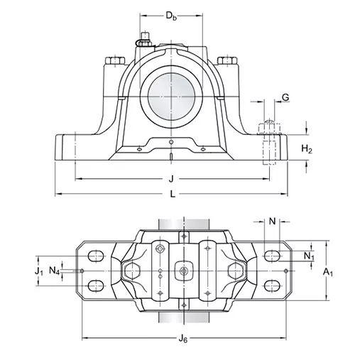 Корпус подшипника FSNL 528 SKF Корпус подшипника FSNL 528 SKF