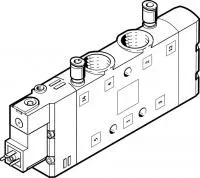 163838 Распределитель с электроуправлением CPE24-M3H-5LS-3/8 FESTO