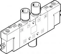 533164 Распределитель с электроуправлением CPE10-M1BH-5/3BS-M5-B FESTO