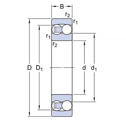 Подшипник 1305 ETN9/C3 SKF Подшипник 1305 ETN9/C3 SKF