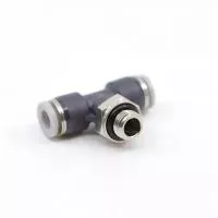 Тройник пластиковый цанговый T-образный с резьбой PRTO-1/8-4 Pemaks