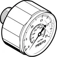 541734 Манометр MA-27-25-R1/8 FESTO 541734 Манометр MA-27-25-R1/8 FESTO