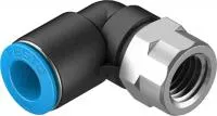 153279 Угловой штуцер с цанговым зажимом и резьбой QSLF-1/4-10-B FESTO
