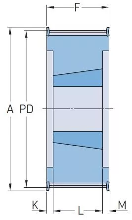 Зубчатый шкив PHP 44-8M-85TB SKF Зубчатый шкив PHP 44-8M-85TB SKF