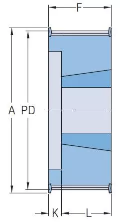 Зубчатый шкив PHP 34-8M-20TB SKF Зубчатый шкив PHP 34-8M-20TB SKF