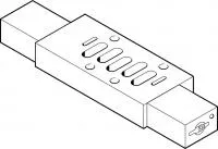 34935 Промежуточная плита MUHX2-ZP-D-3-24G FESTO