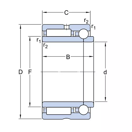 Подшипник NKIB 59/22 SKF Подшипник NKIB 59/22 SKF
