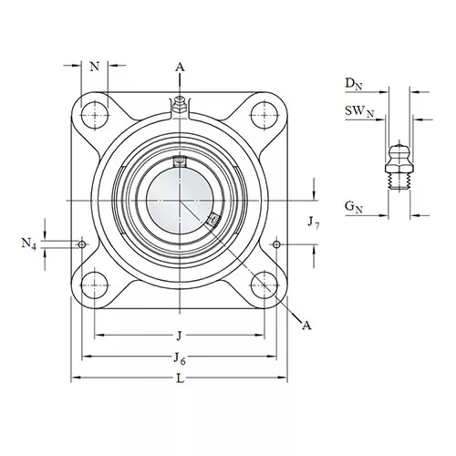 Подшипниковый узел FY 65 TR SKF Подшипниковый узел FY 65 TR SKF