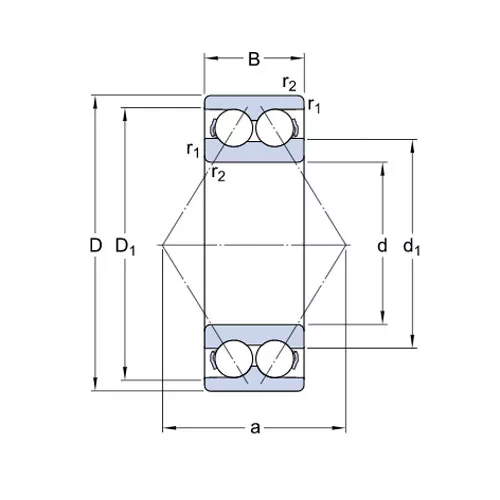 Подшипник 3322 A SKF Подшипник 3322 A SKF