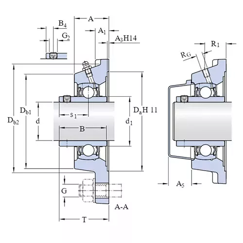 Подшипниковый узел FY 2.1/4 TF/W64 SKF Подшипниковый узел FY 2.1/4 TF/W64 SKF