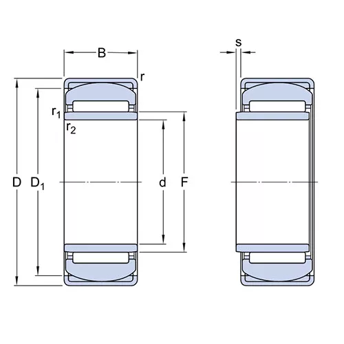 Подшипник PNA 25/47 SKF Подшипник PNA 25/47 SKF
