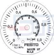 161129 Прецизионный фланцевый манометр FMAP-63-1-1/4-EN FESTO 161129 Прецизионный фланцевый манометр FMAP-63-1-1/4-EN FESTO