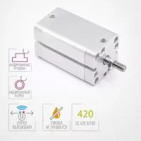 Пневмоцилиндр PK-100-SA-0060-T1 Pemaks