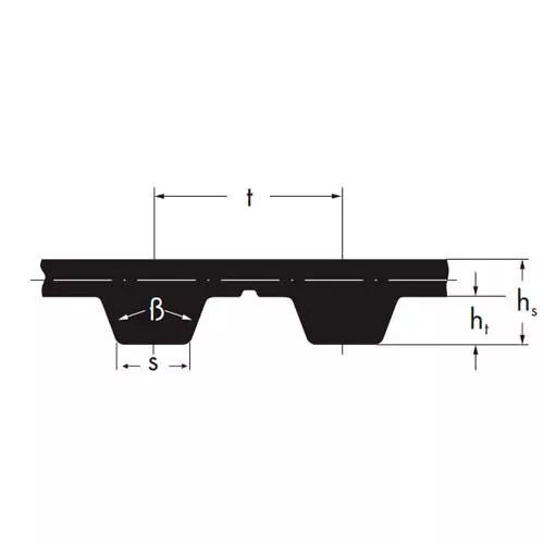 Ремень T2,5 380 12 Optibelt (Alpha Torque) Ремень T2,5 380 12 Optibelt (Alpha Torque)