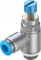 534338 Дроссель с обратным клапаном GRLA-1/4-QS-6-RS-D FESTO 534338 Дроссель с обратным клапаном GRLA-1/4-QS-6-RS-D FESTO