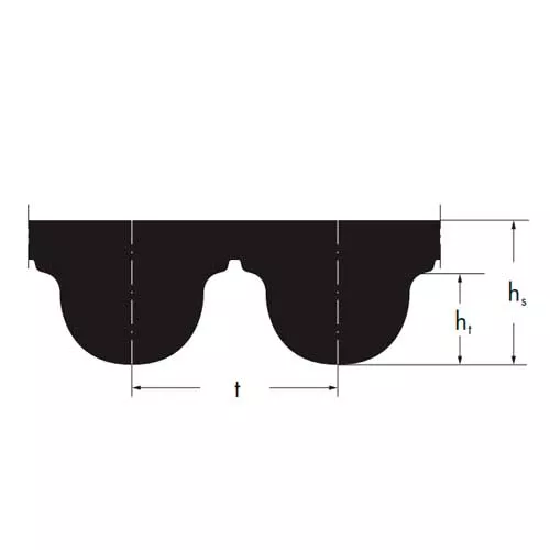 Ремень 5M 4600 100 Optibelt (Alpha Flex) Ремень 5M 4600 100 Optibelt (Alpha Flex)