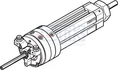556738 Линейно-поворотный привод DSL-40-50-270-P-A-S2-KF-B FESTO 556738 Линейно-поворотный привод DSL-40-50-270-P-A-S2-KF-B FESTO