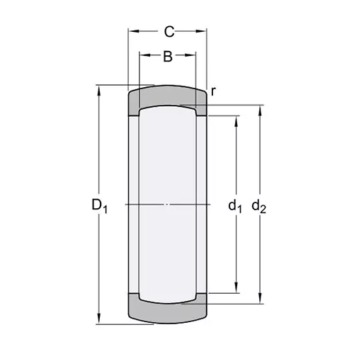 Демпфирующее кольцо RIS 208 A SKF Демпфирующее кольцо RIS 208 A SKF