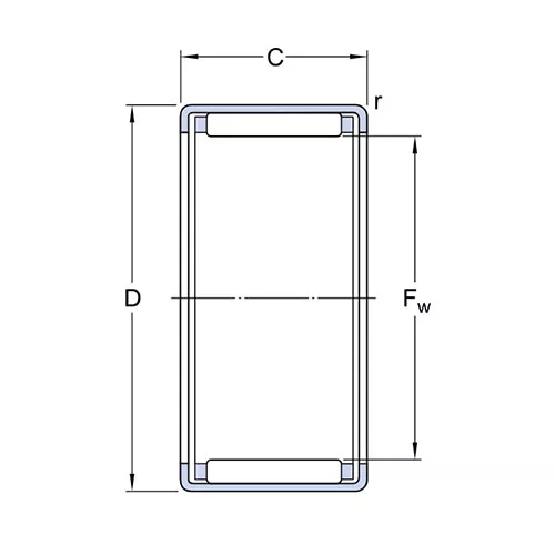 Подшипник HK 2820 SKF Подшипник HK 2820 SKF