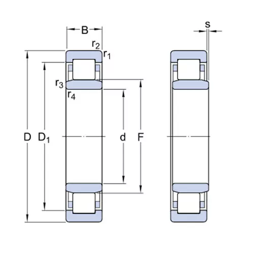 Подшипник NU 2324 ECML/C3 SKF Подшипник NU 2324 ECML/C3 SKF