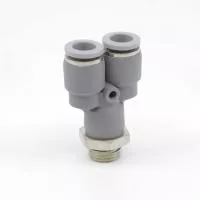 Тройник цанговый Y-образный с резьбой PRYO-1/8-10 Pemaks