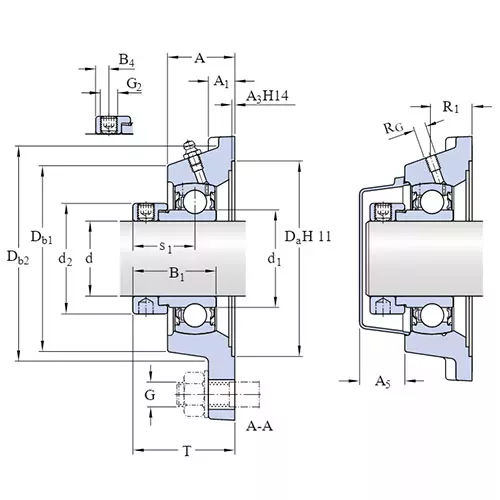 Подшипниковый узел FY 1. FM SKF