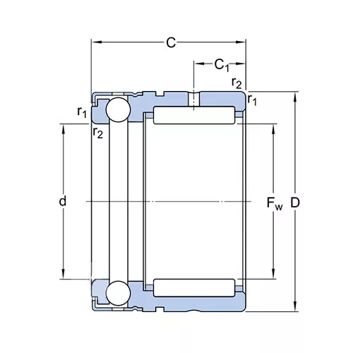 Подшипник NX 30 SKF Подшипник NX 30 SKF