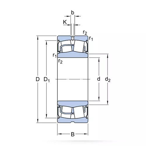 Подшипник BS2-2212-CS2 SKF Подшипник BS2-2212-CS2 SKF
