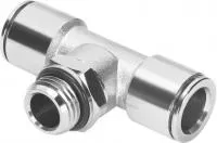558747 Тройник с цанговым зажимом и резьбой NPQM-T-G12-Q12-P10 FESTO 558747 Тройник с цанговым зажимом и резьбой NPQM-T-G12-Q12-P10 FESTO