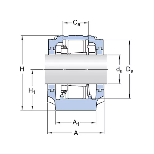 Корпус подшипника SNL 532 V SKF (цилиндрическая посадка d = 160 мм) Корпус подшипника SNL 532 V SKF (цилиндрическая посадка d = 160 мм)