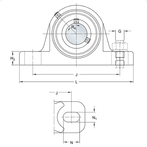 Подшипниковый узел SYWR 40 YTHR SKF Подшипниковый узел SYWR 40 YTHR SKF