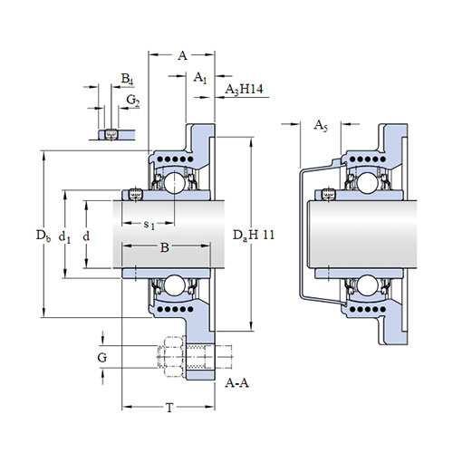 Подшипниковый узел FYK 25 TR SKF Подшипниковый узел FYK 25 TR SKF