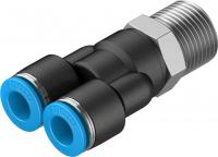 153143 Y-образное соединение с цанговым зажимом и резьбой QSY-3/8-8 FESTO