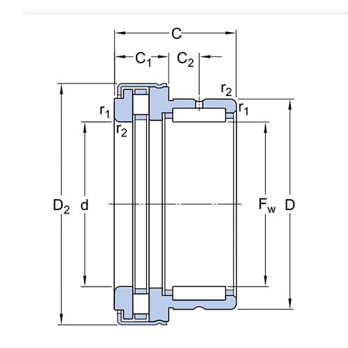 Подшипник NKXR 15 Z SKF Подшипник NKXR 15 Z SKF