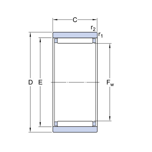 Подшипник RNAO 50X65X20 SKF Подшипник RNAO 50X65X20 SKF