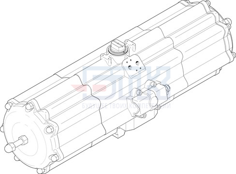 553247 Неполноповоротный привод DAPS-2880-090-RS4-F16-T6 FESTO 553247 Неполноповоротный привод DAPS-2880-090-RS4-F16-T6 FESTO