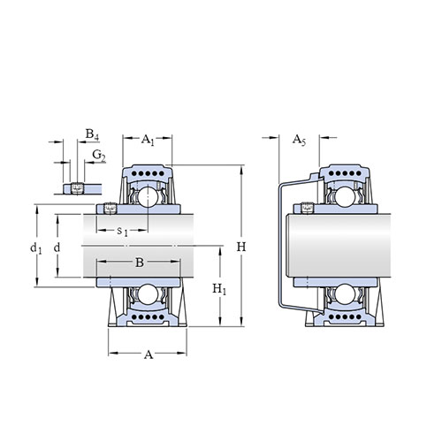 Подшипниковый узел SYK 25 TF SKF Подшипниковый узел SYK 25 TF SKF