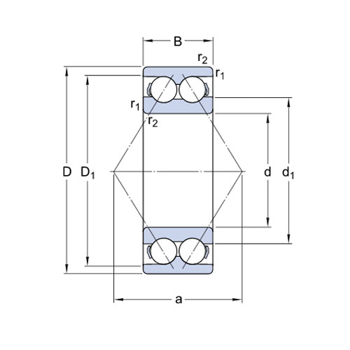 Подшипник 3318 A/C3 SKF Подшипник 3318 A/C3 SKF