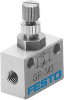 15899 Дроссель с обратным клапаном GR-M3 FESTO