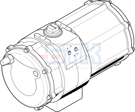 549670 Неполноповоротный привод DAPS-2880-090-R-F16 FESTO 549670 Неполноповоротный привод DAPS-2880-090-R-F16 FESTO