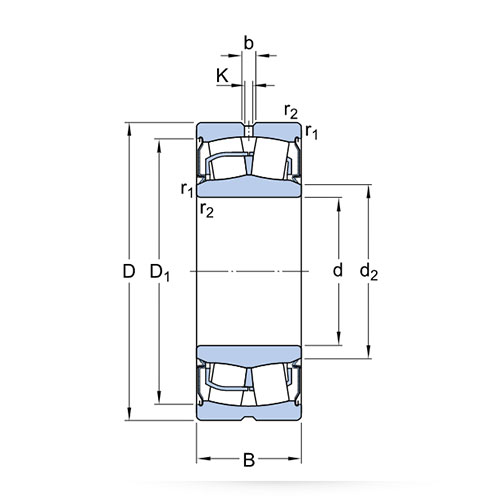 Подшипник BS2-2209-2CS/C3VT143 SKF Подшипник BS2-2209-2CS/C3VT143 SKF