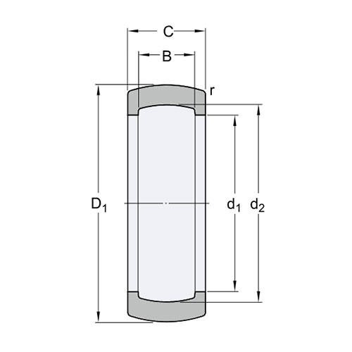Демпфирующее кольцо RIS 204 SKF Демпфирующее кольцо RIS 204 SKF