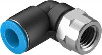 153279 Угловой штуцер с цанговым зажимом и резьбой QSLF-1/4-10-B FESTO 153279 Угловой штуцер с цанговым зажимом и резьбой QSLF-1/4-10-B FESTO