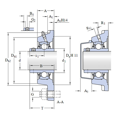 Подшипниковый узел FY 40 TR/W64 SKF Подшипниковый узел FY 40 TR/W64 SKF